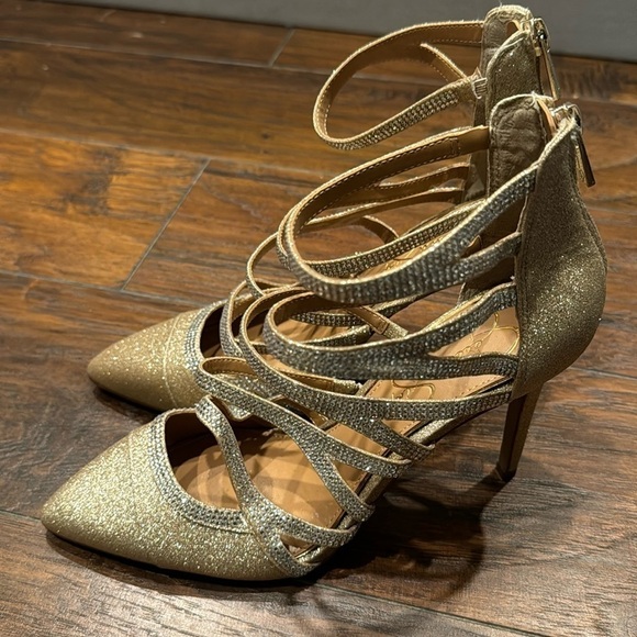 NEW! Jessica Simpson Champagne Parminda Pump - Size 8/39 - Picture 8 of 12